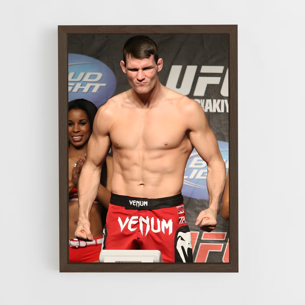Poster Bisping vs Vanderen – affiche MMA (vue 5)